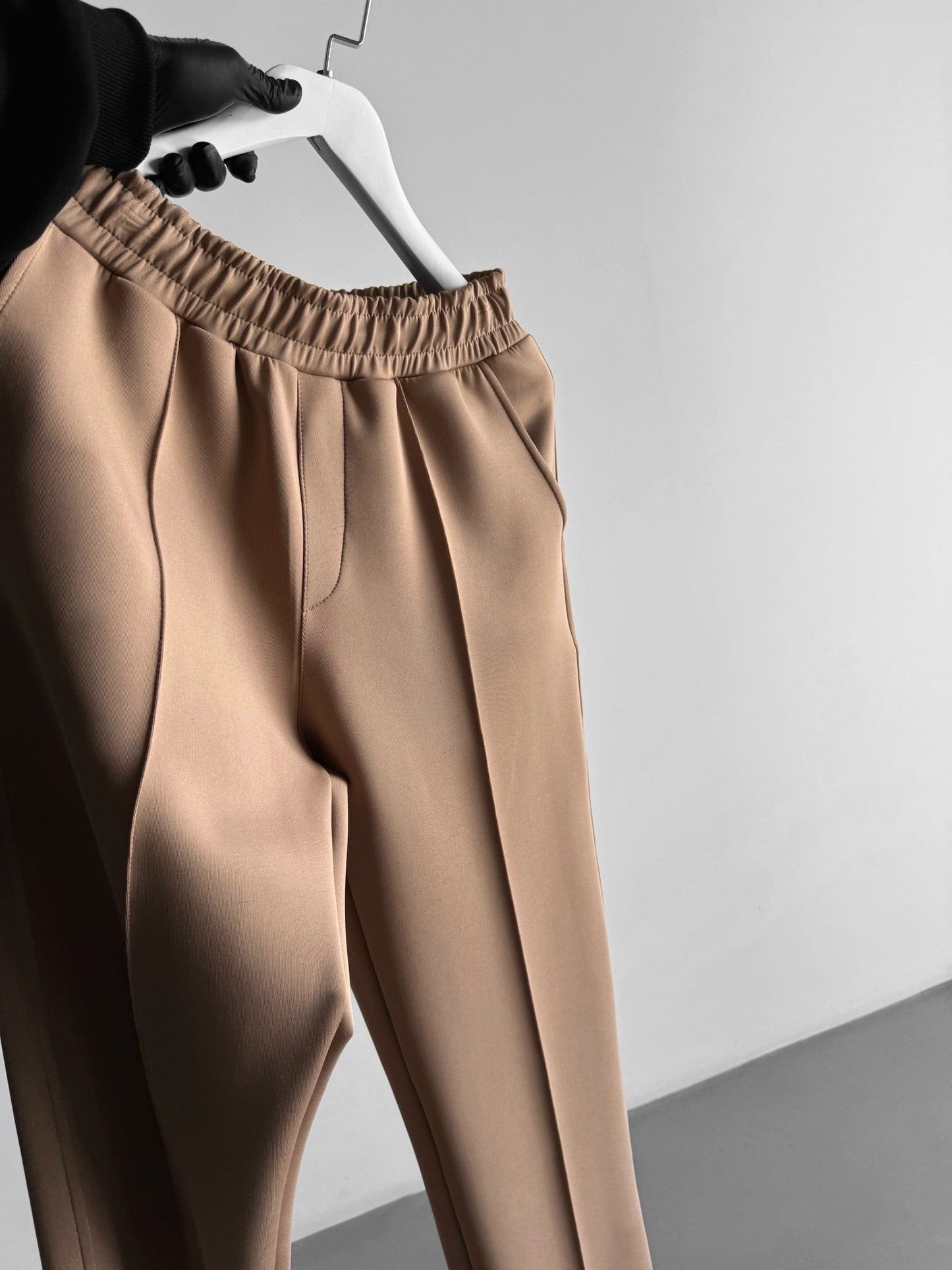 Loose Fit Diver Fabric Trousers