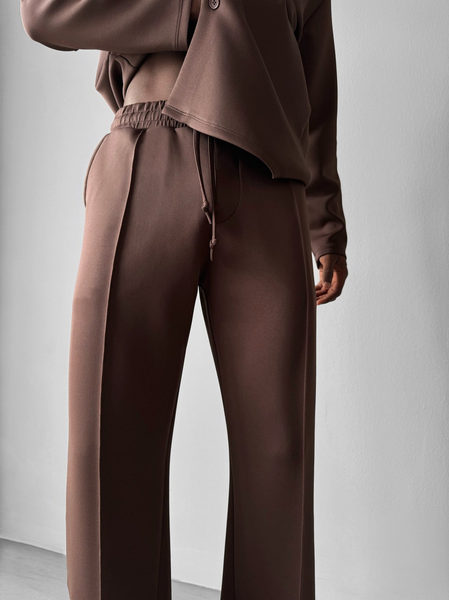 Loose Fit Diver Fabric Trousers