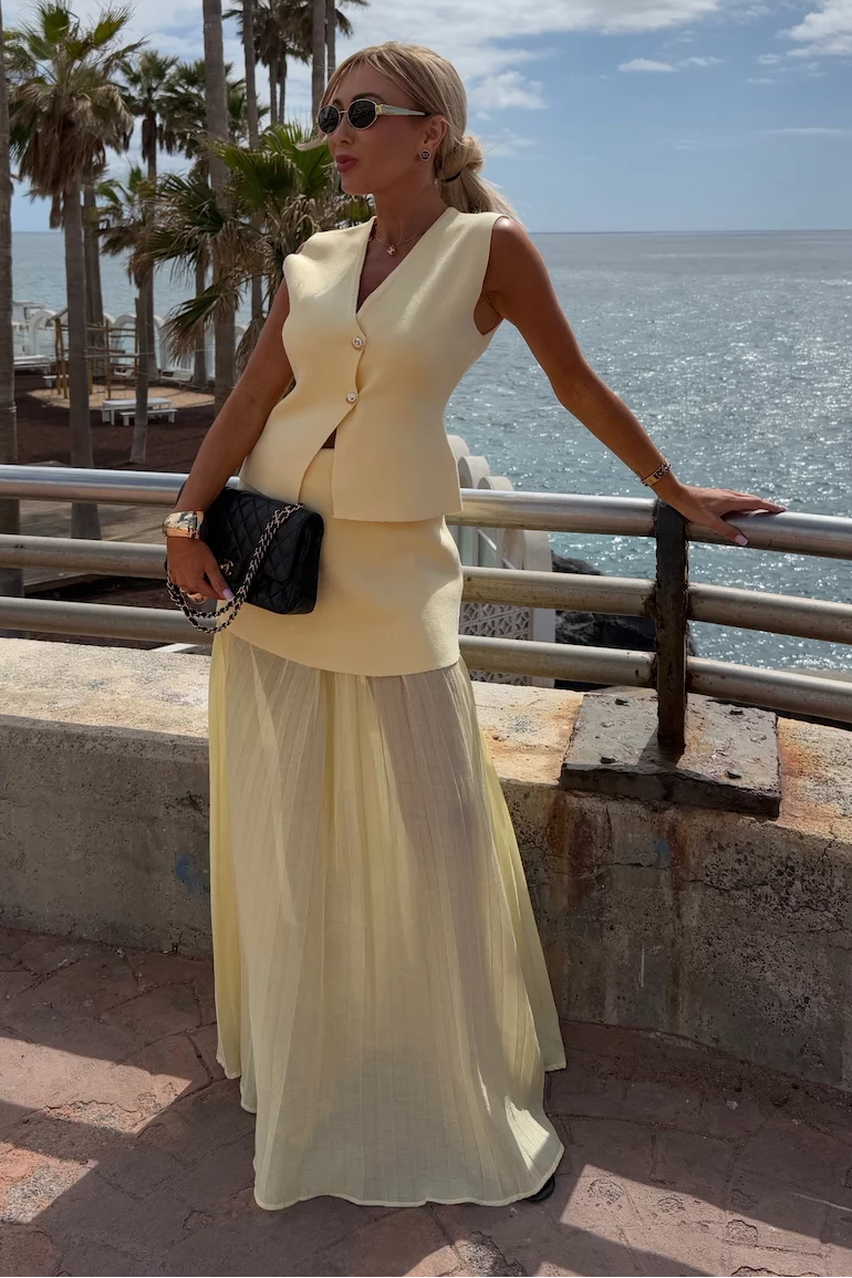LUMI Vest Skirt Set