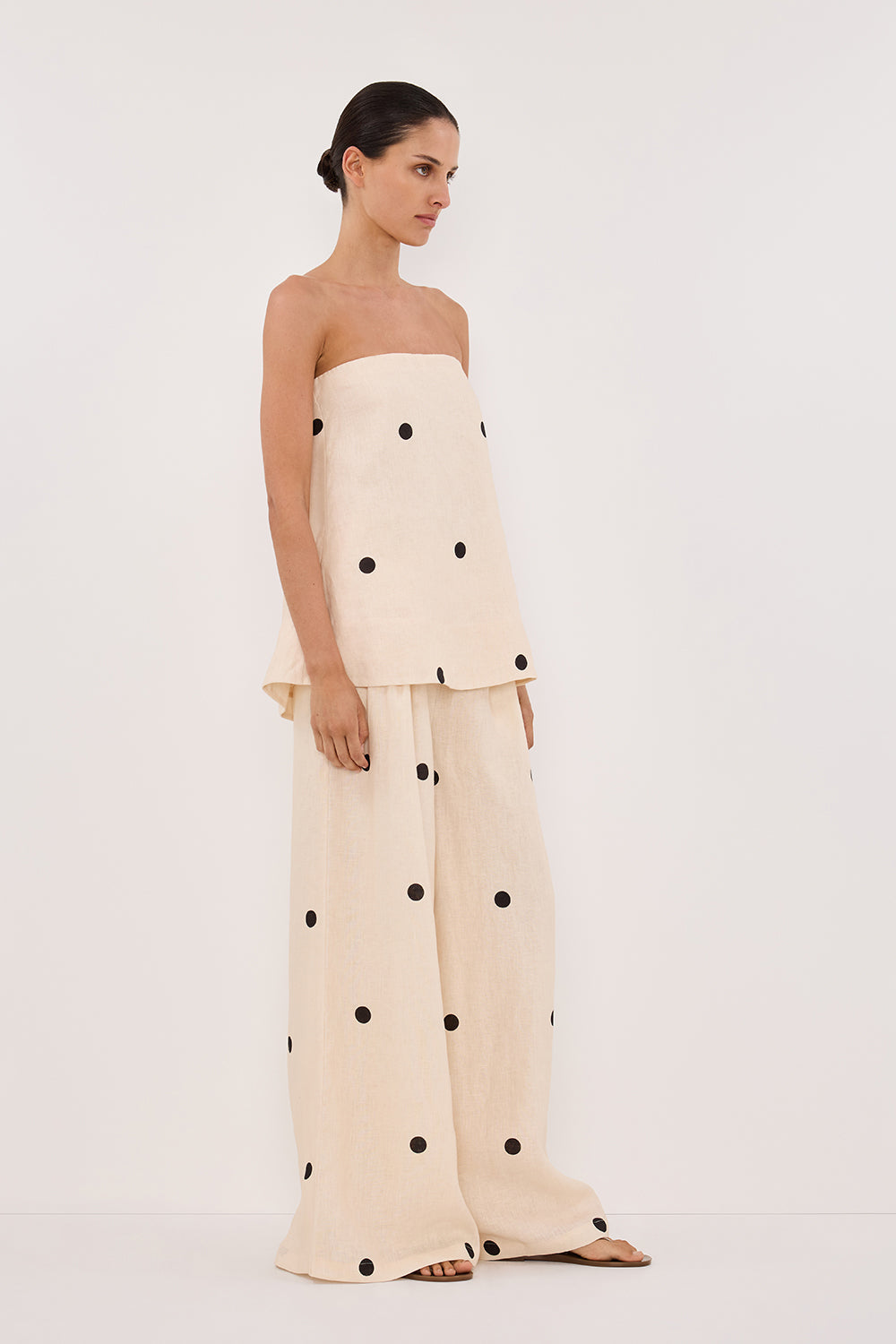 Broekenset met polkadots