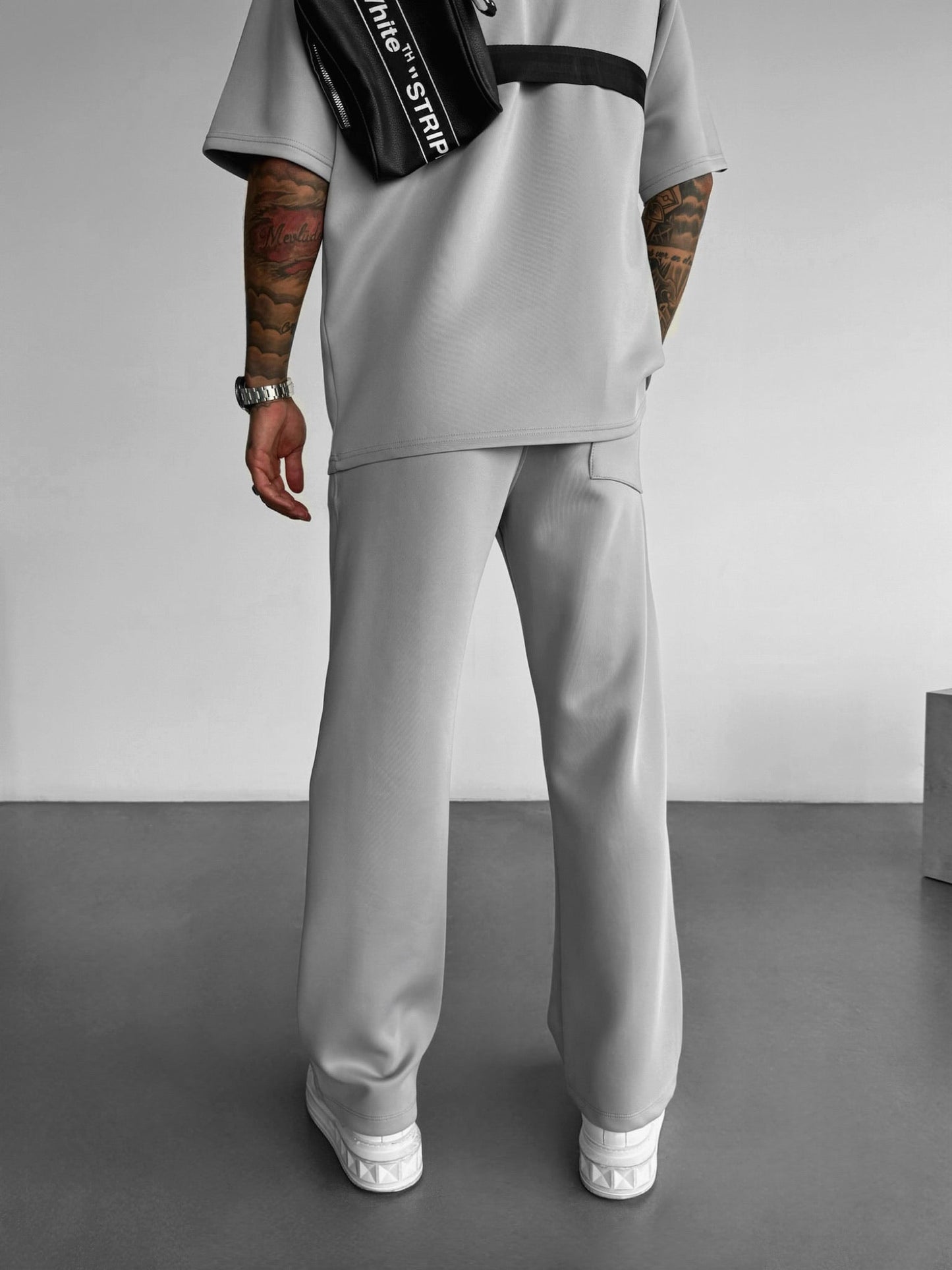 Loose Fit Diver Fabric Trousers
