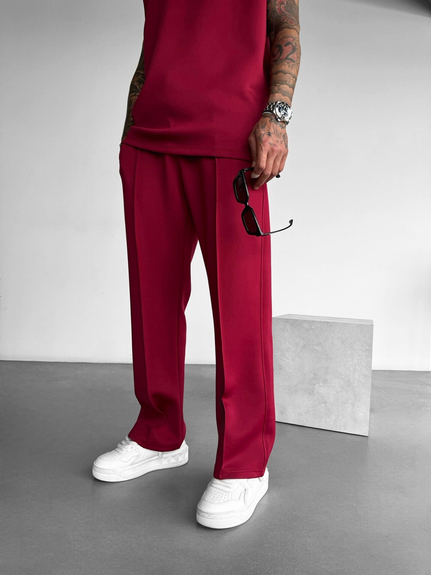 Loose Fit Diver Fabric Trousers