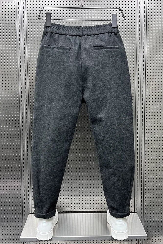 Relaxed Fit Pleated Trousers