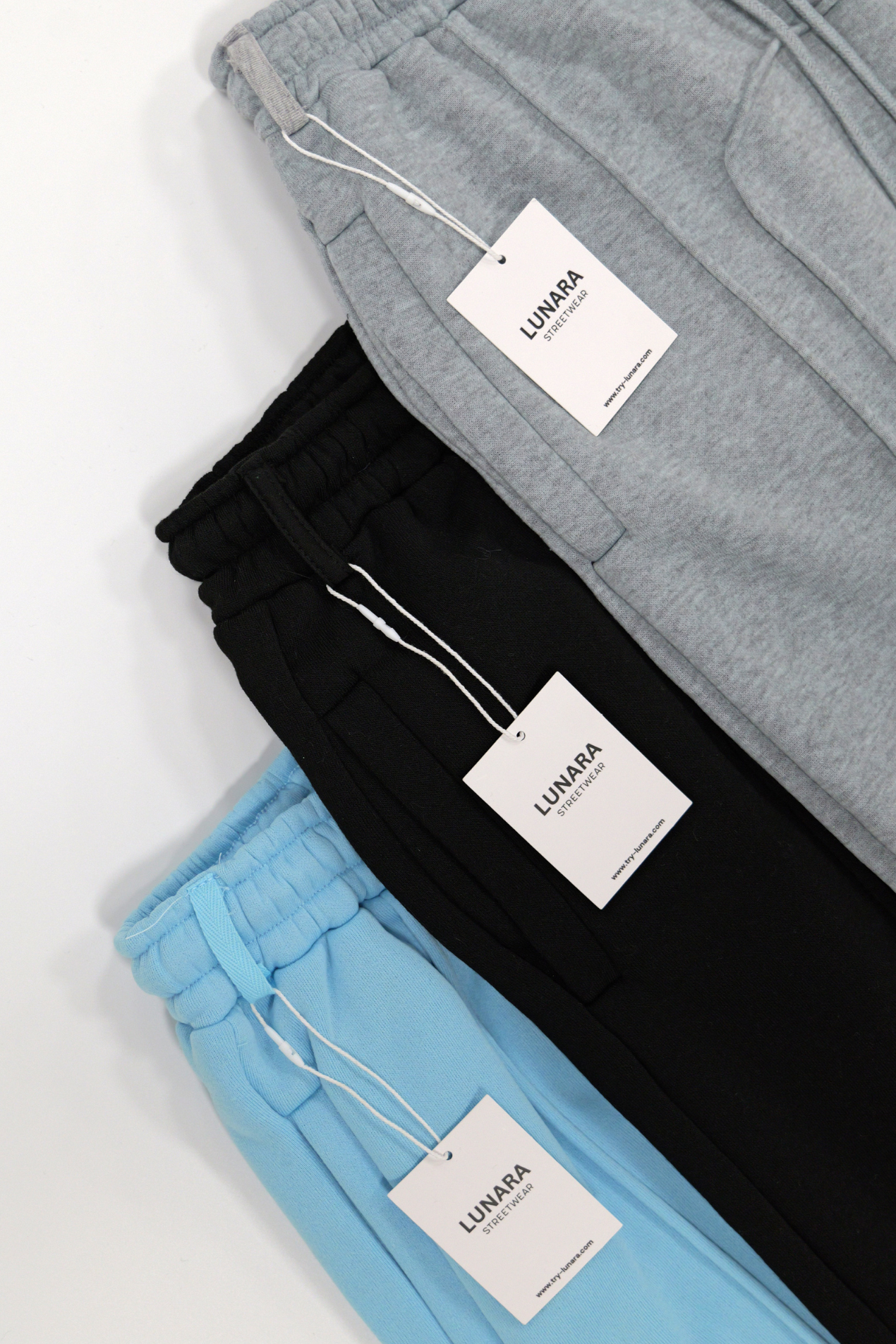 Wide-Leg Jogger Trousers With Contrast Stitching