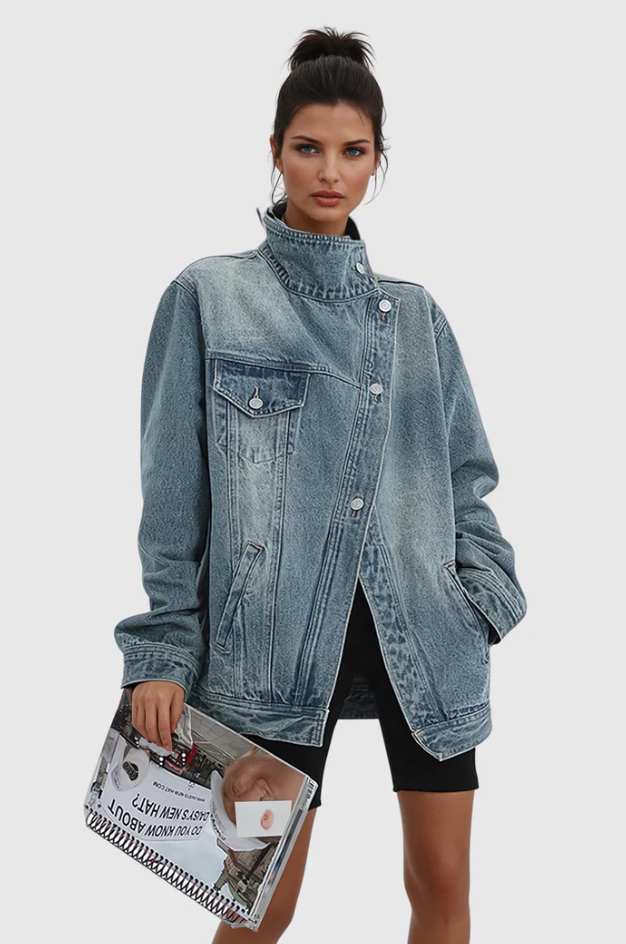 Milavie | Giacca di jeans artistica
