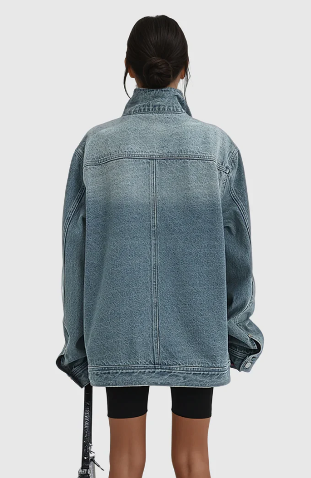Milavie | Giacca di jeans artistica