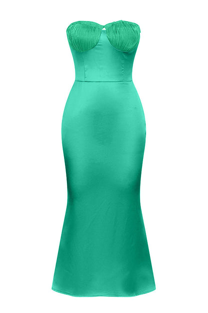 Sexy Strapless Taille-Accentuer Jurk
