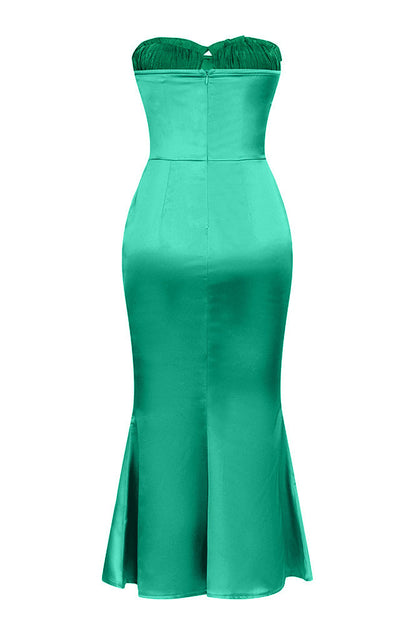 Sexy Strapless Taille-Accentuer Jurk