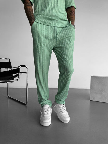 Loose Fit Structured Trousers