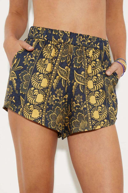 Bloemen losse short-set