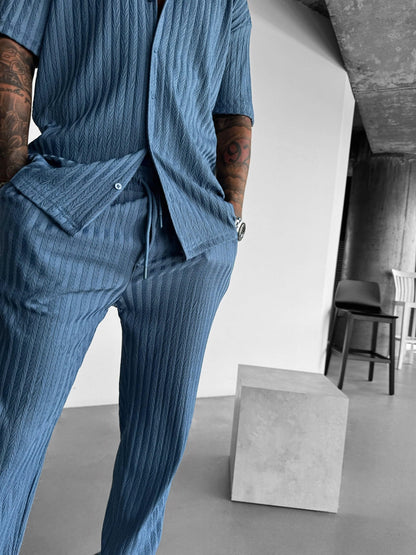 Loose Fit Structured Trousers