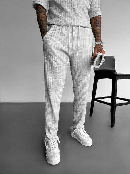 Loose Fit Structured Trousers