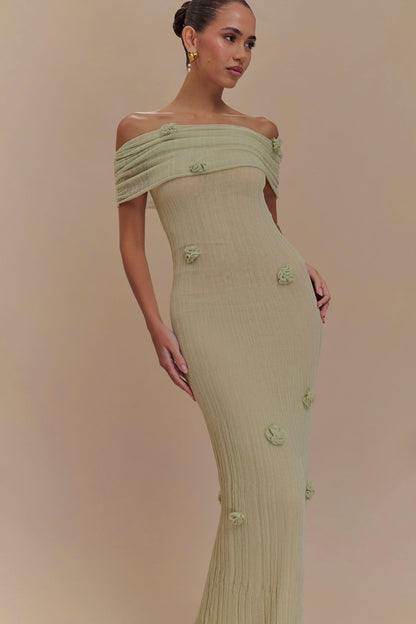 Orchid Knit Maxi Skirt
