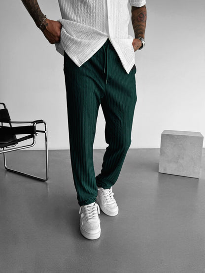 Loose Fit Structured Trousers
