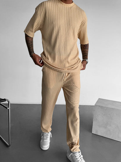Loose Fit Structured Trousers