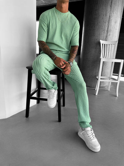 Loose Fit Structured Trousers