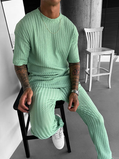 Loose Fit Structured Trousers