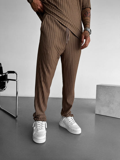 Loose Fit Structured Trousers