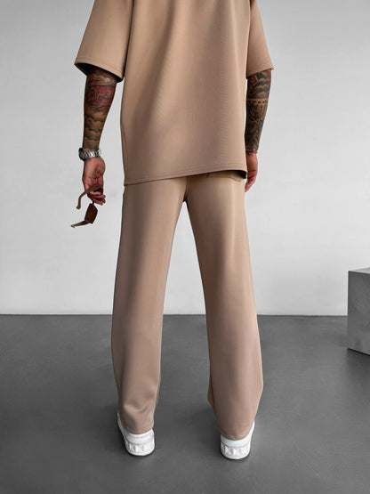Loose Fit Diver Fabric Trousers