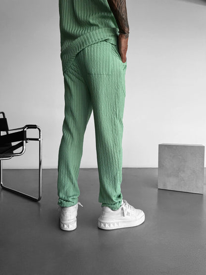 Loose Fit Structured Trousers