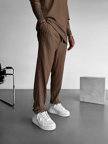 Loose Fit Structured Trousers