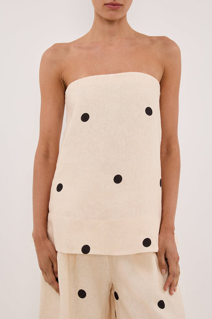 Broekenset met polkadots