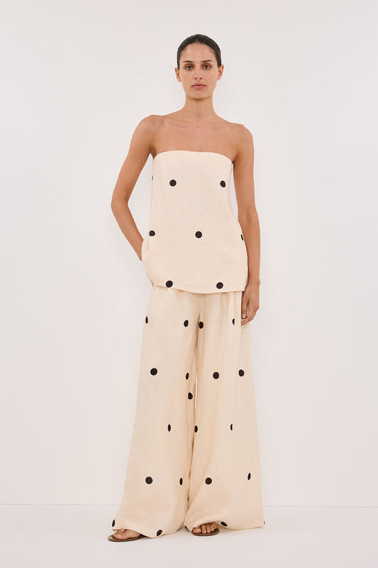 Broekenset met polkadots