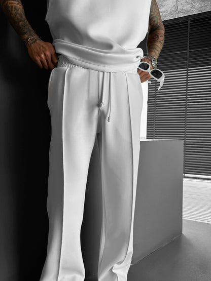 Loose Fit Diver Fabric Trousers