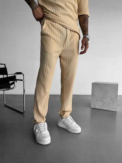 Loose Fit Structured Trousers