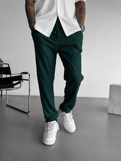 Loose Fit Structured Trousers