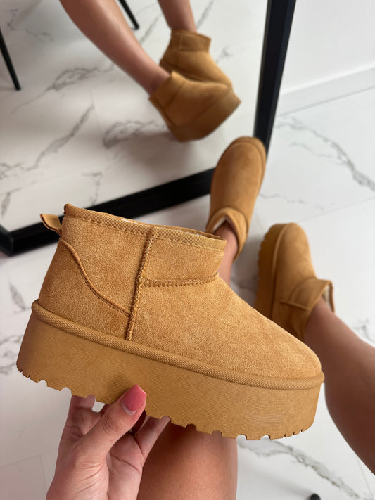 Aurélie | Colinda Camel Boots