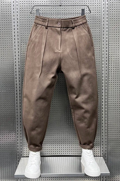 Relaxed Fit Pleated Trousers